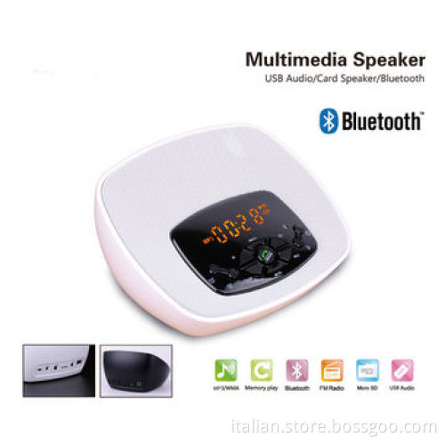 Double alarm clocks Bluetooth speaker with LED screen display
